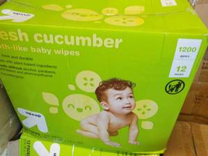 Box of 1200 Fresh Cucumber Cloth Li...