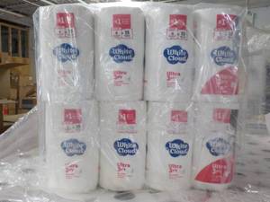 48 Rolls White Cloud Ultra 3 ply To...