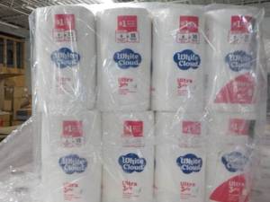 48 Rolls White Cloud Ultra 3 ply To...