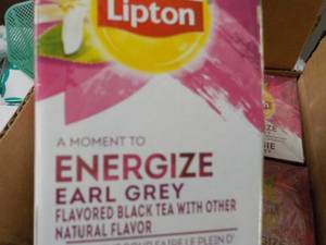 6 Boxes Lipton Energize Earl Grey B...