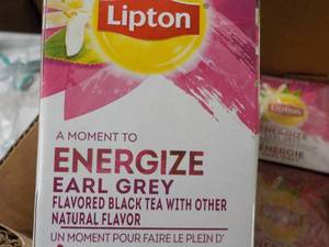 6 Boxes Lipton Energize Earl Grey B...
