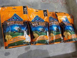 4 - 11 oz Bags Blue Boo Dog Biscuit...