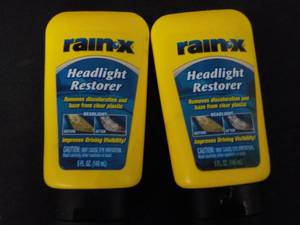 2 Rain x Headlight Restorer...