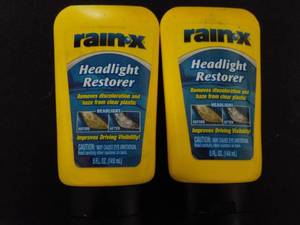 2 Rain x Headlight Restorer...
