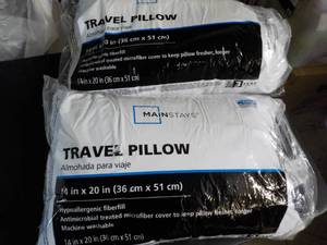2 Travel Pillows 14 x 20...