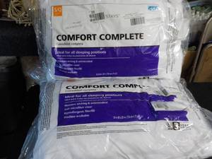 2 SQ Comfort Complete Pillows...