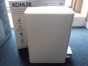 1 Kohler White Stainless Steel Step...