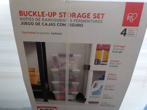 4 pack Buckle Up Storage Set...