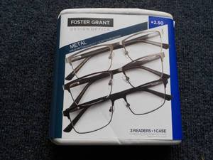 3 Pair 2.5 Foster Grant Readers and...
