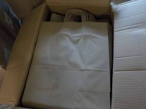 Case of 250 Brown Kraft Shopping Ba...