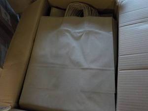 Case of 250 Brown Kraft Shopping Ba...