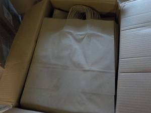 Case of 250 Brown Kraft Shopping Ba...
