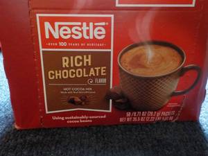Box of 50 Nestle Chocolate Hot Coco...