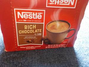Box of 50 Nestle Chocolate Hot Coco...