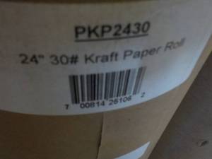 24 Wide #30 Brown Kraft Paper...