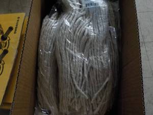 6 Coast Wide #16 Cotton Mops...