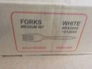 Case of 1000 Medium Weight White Fo...