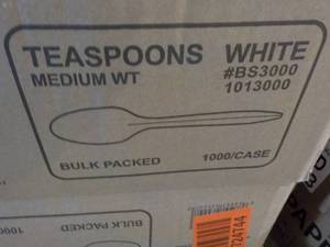 Case of 1000 White Medium Weight Te...
