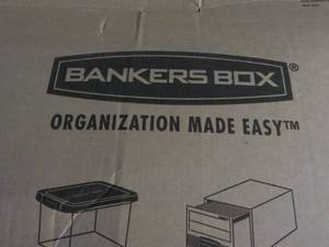 case of bankers boxes...