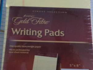 12 Writing Pads...