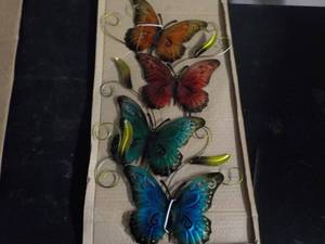 Metal Butterfly Wall Dcor 10 x 19...