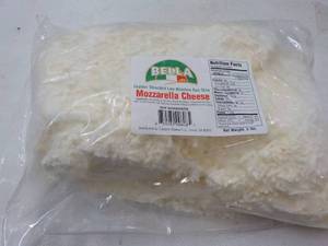 5 lb. Pkg Frozen Mozzarella Cheese...