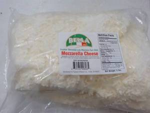 5 lb. Pkg Frozen Mozzarella Cheese...