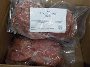 8 - 10 lb. Frozen Sliced Cooked Ham...
