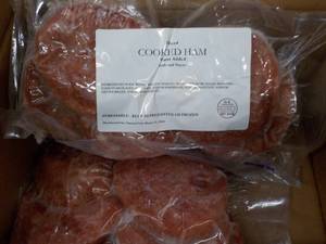 8 - 10 lb. Frozen Sliced Cooked Ham...