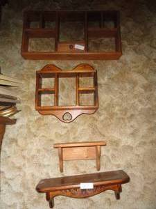4 Wood Shelves