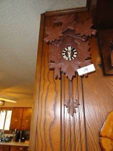 Coocoo Clock, Wood Clock , Barometer
