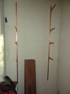 Shelving 4 Wood Shelves 42 Length with Bracket