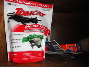 Mouse killer bags, Warming plate, Light Bulbs