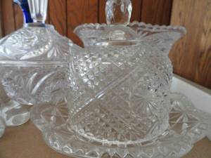 Lead Crystal Dishs & Misc