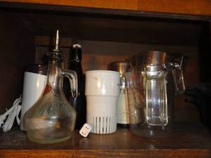 West Bend Mini Processor, Krups Coffee grinder, Measuring Cups, Angel Food Pans