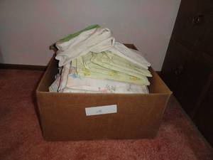 Used Misc Sheet Fitted & Flat ( Great for drop clothes or rags)