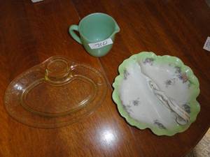 Fire King Ware, Serving Dish, 2 sided Relish dish