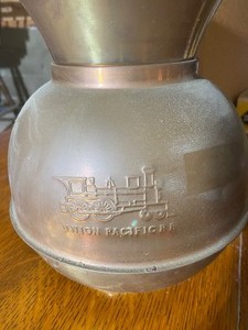 Copper Union Pacific Spittoon