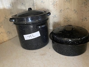Enamel Ware - Casserole & Blancher