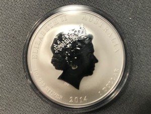 2014 Australian Lunar Year of the Horse 1 oz silver coin