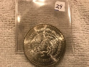 1982 Mexico Libertad 1 oz onza silver coin