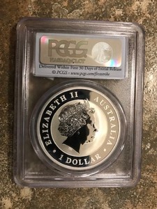2012-P Australian Kookaburra 1 oz Silver PCGS MS70