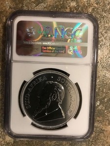 2017  1 oz Silver Kugerrand 50th Anniversary NGC SP70 (Early Releases)