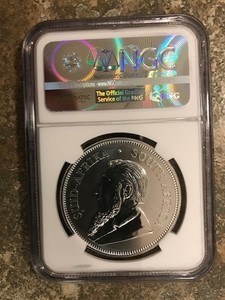 2017  1 oz Silver Kugerrand 50th Anniversary NGC SP70 (Early Releases)