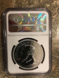2017  1 oz Silver Kugerrand 50th Anniversary NGC SP70 (Early Releases)