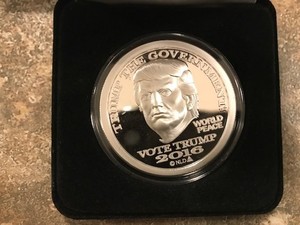 2016 Norfed Trump Dollar 1 oz .999 Silver BU