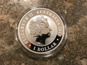 2015 Australian Kookaburra 1 oz Silver BU