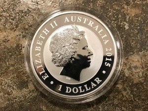 2015 Australian Kookaburra 1 oz Silver BU