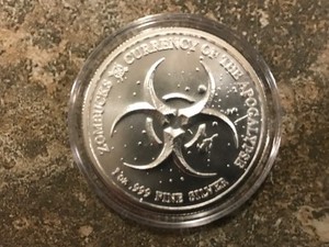 2017 Zombucks Morgan Zombie 1 oz .999 Fine Silver BU