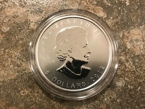 2012 Canadian Maple Wild Life Series 1 oz .9999 Fine Silver